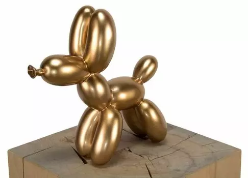 Современная скульптура KUNSTLOFT, розовый