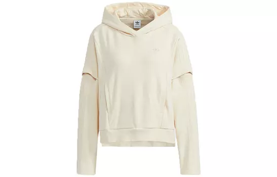 Современная толстовка с капюшоном для женщин Off White Adidas Originals