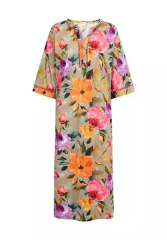 Современная женская ночная рубашка с разрезом и половиной рукавов ROSCH, цвет 15647 Modern Flow