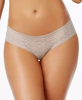 Современное кружевное прозрачное хипстерское нижнее белье DK5014 DKNY, коричневый/бежевый