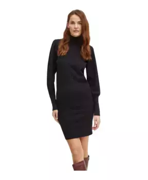 Современное вязаное платье Silvian Heach, черный