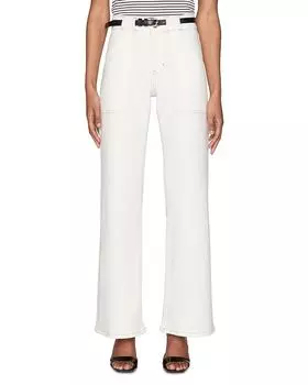 Современные джинсы с карманами и широкими штанинами Modern Pocket в цвете Au Natural FRAME, белый