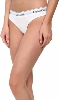 Современные хлопковые стринги Calvin Klein Underwear, белый