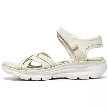 Современные комфортные пляжные сандалии женские натуральные Skechers