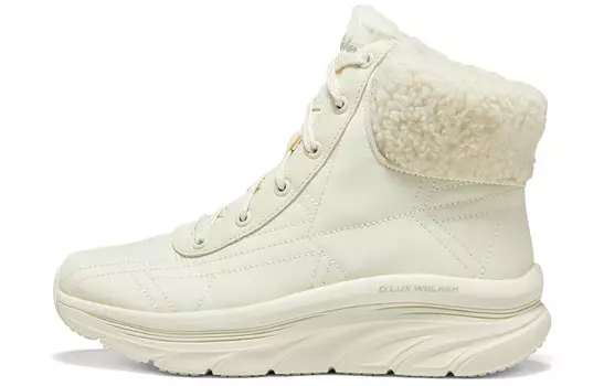 Современные комфортные зимние ботинки женские Skechers