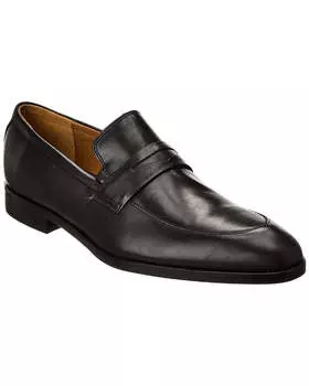 Современные кожаные мокасины Hugo Boss