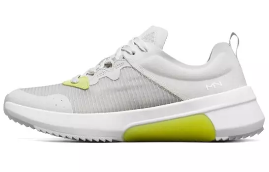 Современные кроссовки Jogger Lifestyle для мужчин с низким верхом белого/желтого цвета Skechers