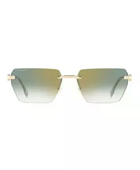 Современные повседневные солнцезащитные очки с градиентными линзами Dsquared2, желтый