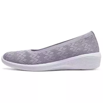 Современные удобные женские повседневные туфли женские фиолетовые Skechers