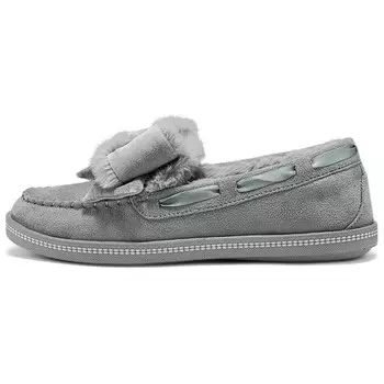 Современные удобные женские повседневные туфли женские серый Skechers