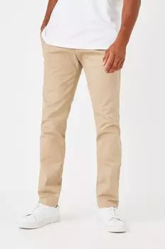 Современные узкие брюки-чиносы Gap, бежевый