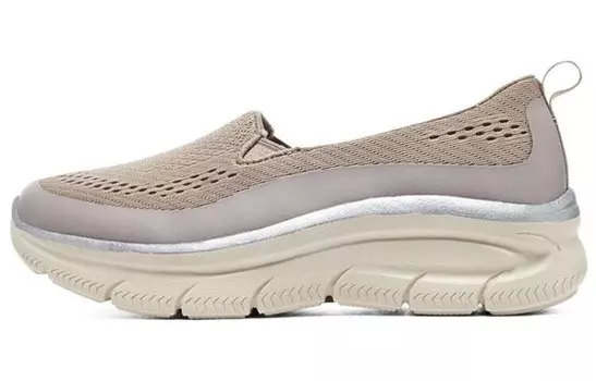 Современные женские туфли D"Lux Lifestyle с низким верхом, серо-коричневые Skechers