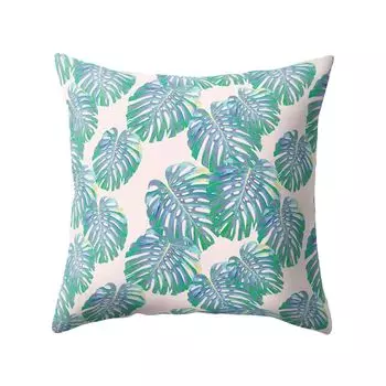 Современный декоративный чехол для подушки с принтом листьев, домашний диван, наволочка на молнии, наволочка-9 # Stuttg