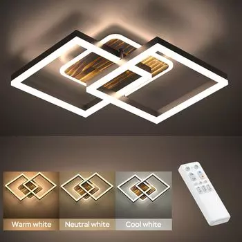 Современный дизайн, 40 Вт светодиодный потолочный светильник, потолочный светильник с регулируемой яркостью, лампа для прихожей, лампа для гостиной с пультом дистанционного управления Anten