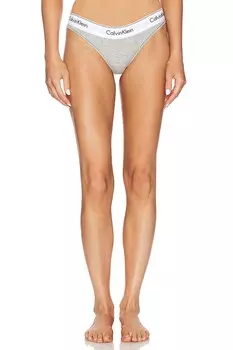 Современный хлопковый бикини Calvin Klein Underwear, серый