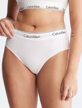 Современный хлопок плюс хипстер Calvin Klein, белый