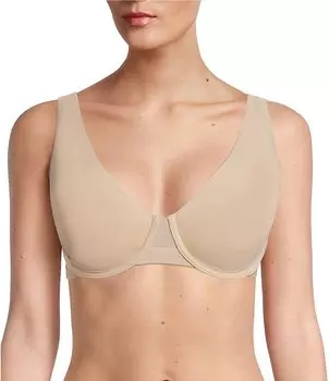 Современный комфортный крутой бюстгальтер на косточках с высоким верхом Modern Movement, коричневый