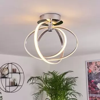 Современный комнатный светильник »Borno« из металла в хромированном цвете hofstein, серебро