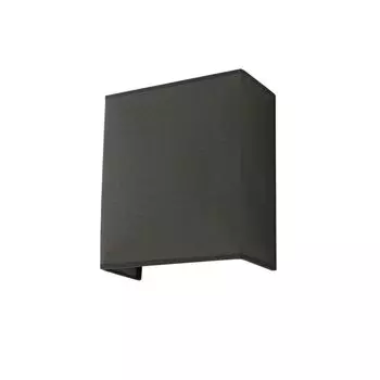 Современный настенный светильник для внутреннего освещения с тканевым абажуром антрацитового цвета E27, лампа-лофт для гостиной ALICE Licht-Erlebnisse