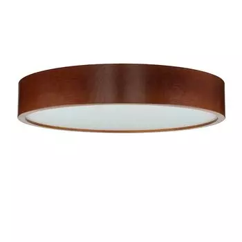 Современный потолочный светильник для гостиной, прихожей, деревянного стекла, круглый 47см, плоский универсальный деревянный светильник ARBARO Licht-Erlebnisse, бежевый