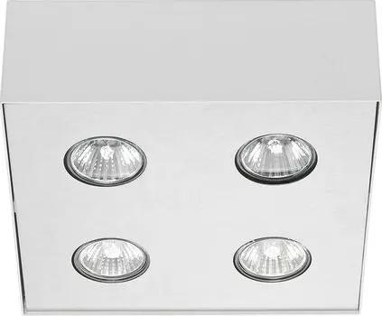 Современный точечный светильник CARSON, белый металл, GU10, 4 лампы, потолочный светильник для гостиной, прихожей, кухни Licht-Erlebnisse