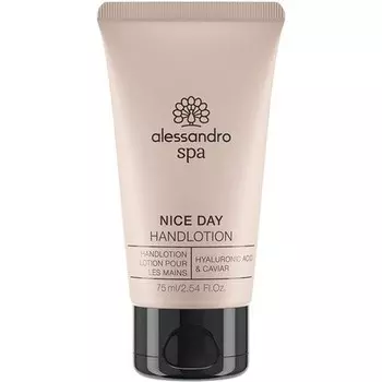 Спа-крем для рук Nice Day Легкий лосьон для рук с гиалуриновой кислотой и, Alessandro