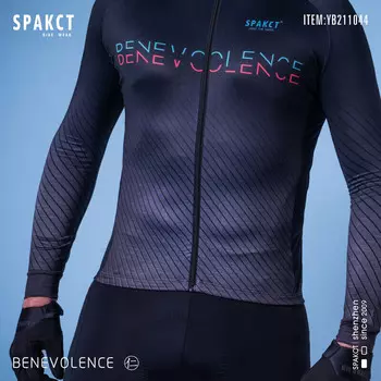 SPAC велосипедный трикотаж с длинными рукавами, весенне-летний дышащий костюм для езды на горном велосипеде Liudeyi-Suit II 3XL Spakct