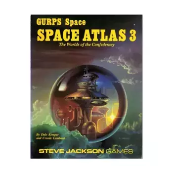 Space Atlas #3 - The Worlds of the Confederacy, GURPS (1st-3rd Edition) - Space, мягкая обложка