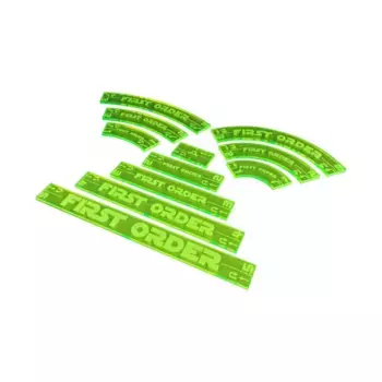 Space Fighter 2nd Edition — Набор манометров Первого порядка (флуоресцентный зеленый), Star Wars - X-Wing Miniatures Gaming Accessories (Litko Aerosystems)