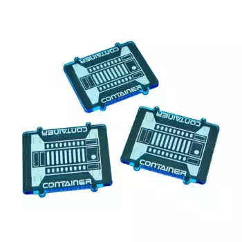 Space Fighter — Шаблоны контейнеров, Star Wars - X-Wing Miniatures Gaming Accessories (Litko Aerosystems)