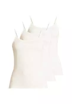 Спагетти топ 3-упаковка чистый Nina Von C., цвет champagner