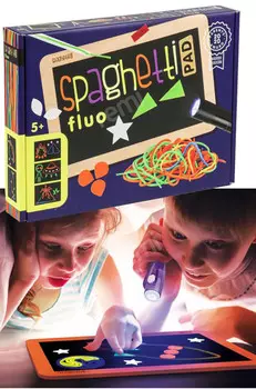 SPAGHETTI FLUO для практики письма светится в темноте. Korbo