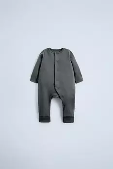 Спальный комбинезон с трансформирующейся ножкой ZARA, антрацитово-серый