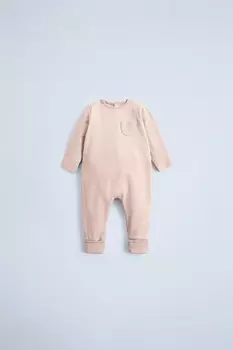 Спальный комбинезон с трансформирующейся ножкой ZARA, розовый