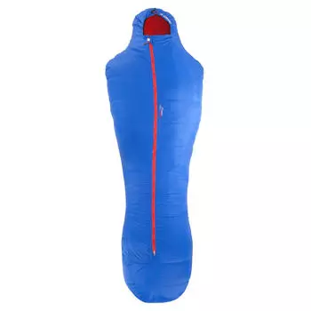 Спальный мешок пуховый Simond Makalu для походов, синий / оранжевый