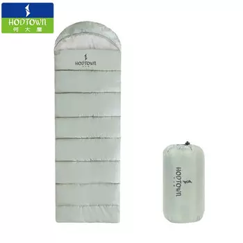 Спальный мешок Hodtown, спортивный, удобный спальный мешок для улицы, HDW1519 (185+30) *80 см, зеленая фасоль, зеленая фасоль