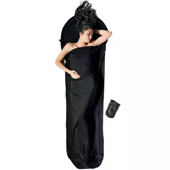 Спальный мешок Mummy С подкладкой из мериносовой шерсти Cocoon, черный