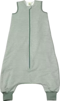 Спальный мешок на ножках 2 TOG с полосатым рисунком зеленый 110 см 1 шт. ALANA