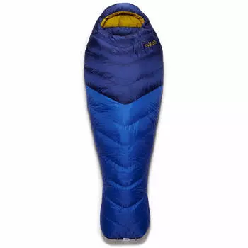 Спальный мешок Rab Neutrino 400, синий / жёлтый