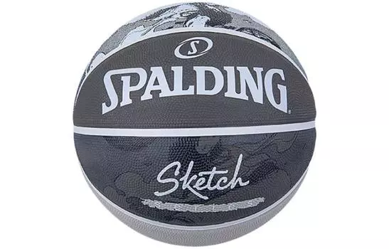 SPALDING Граффити Баскетбол, Серый (поставляется в подарочной упаковке)