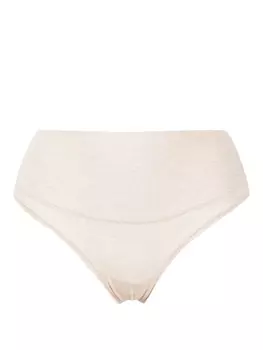 SPANX трусы-стринги Control с завышенной талией, нейтральный цвет