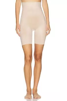 Spanxshape невидимые короткие шорты с высокой талией Spanx, champagne beige