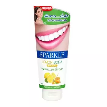 Sparkle Зубная паста Лимонная сода 60 г, Green