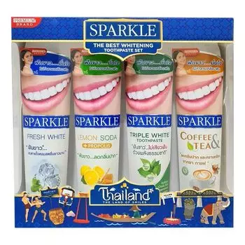 Sparkle Зубная паста Лучший набор для отбеливания, Green