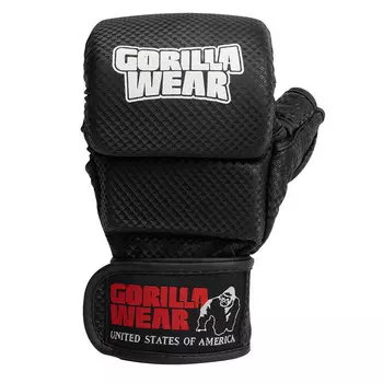 Спарринговые перчатки MMA - Ely - Черные GORILLA WEAR, черный