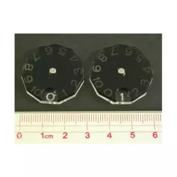 Спартанские игры — циферблаты жетонов потерь/повреждений, полупрозрачные серые (2), Token Sets - Products for Various Gaming Systems (Litko Aerosystems)