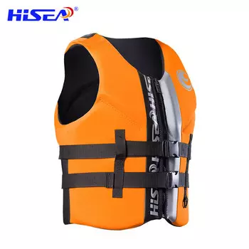 Спасательный жилет для серфинга Shark Bart для взрослых, утолщенный жилет для плавания по дрифту, защитная лента, оранжевый 085XS-4XL SBART