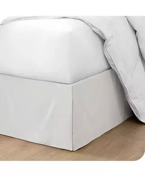 Специальная 15-дюймовая плиссированная юбка-кровать Bare Home, бежевый