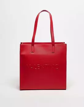 Специальная сумка-тоут с логотипом Valentino Syla красного цвета Valentino Bags