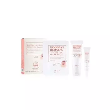 Специальный набор Goodbye Redness Centella Cica Ph Balanced Skin успокаивающий интенсивный уход - веганский корейский уход за кожей, дерматологически протестировано, Benton